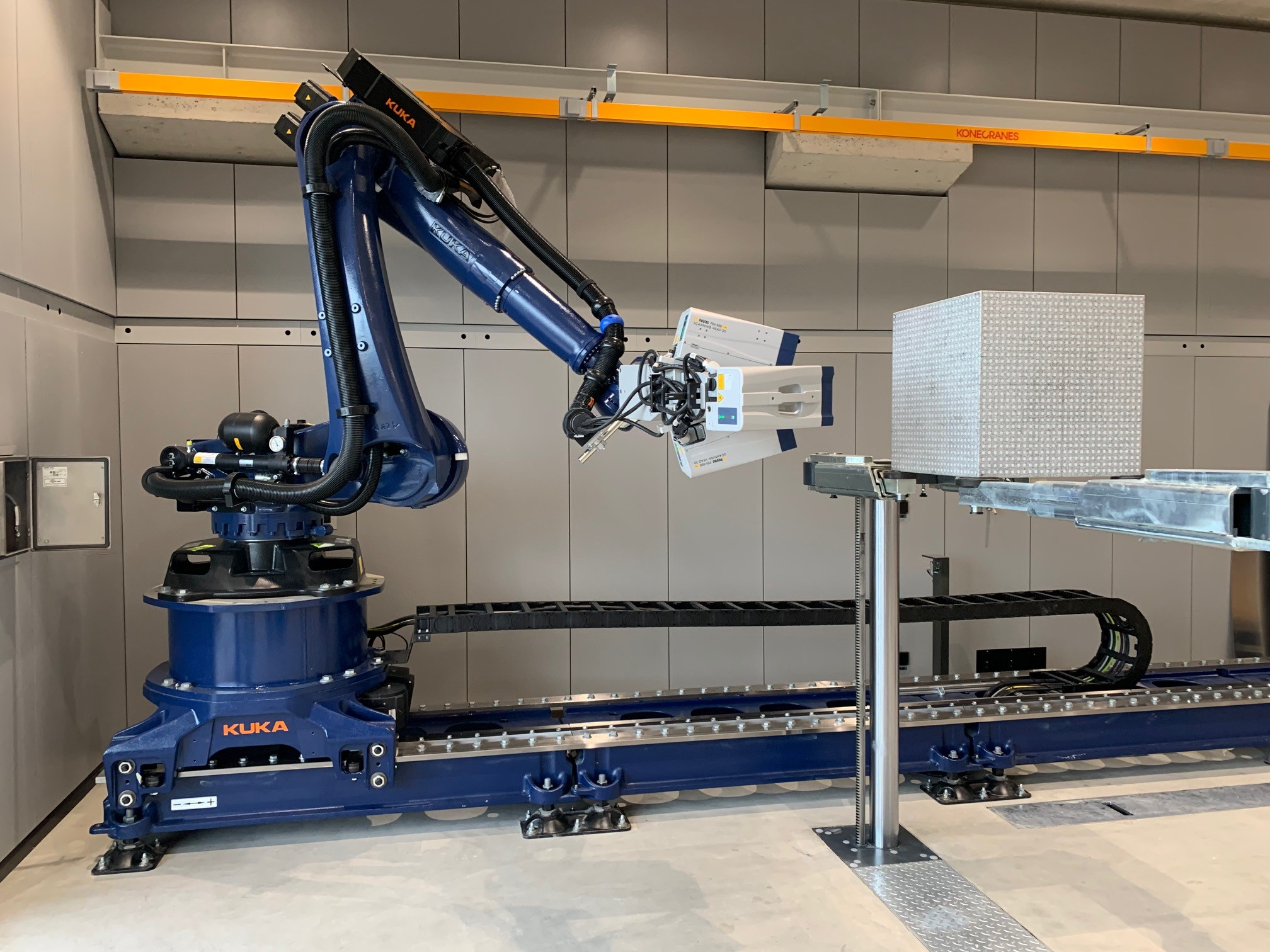 Robotised 3D Scanning LDV with Lifted Rock Volume